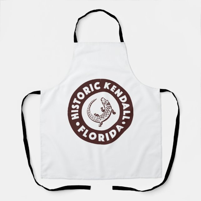 Kendall Florida Circle - Brown  Apron (Front)