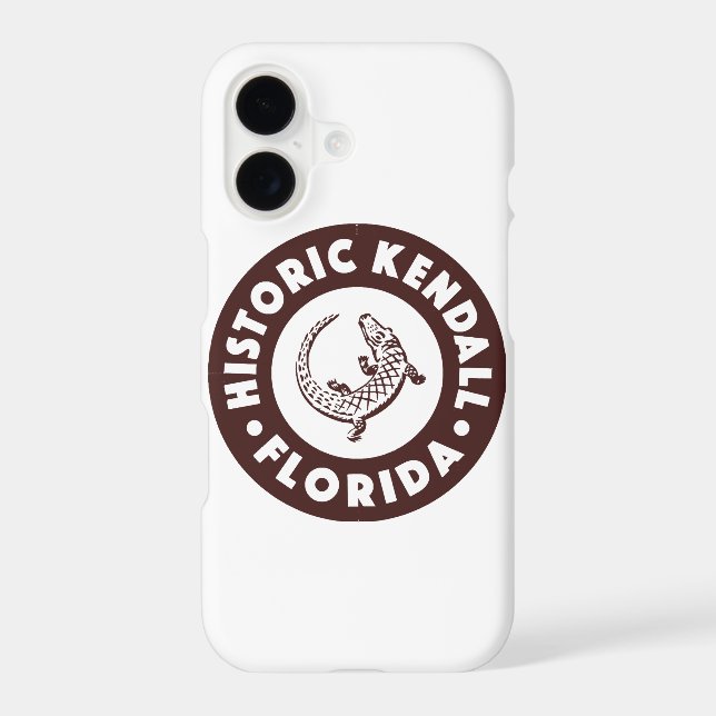 Kendall Florida Circle - Brown  Iphone Case (Back)