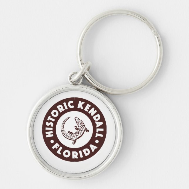 Kendall Florida Circle - Brown Kendall Florida Cir Keychain (Front)