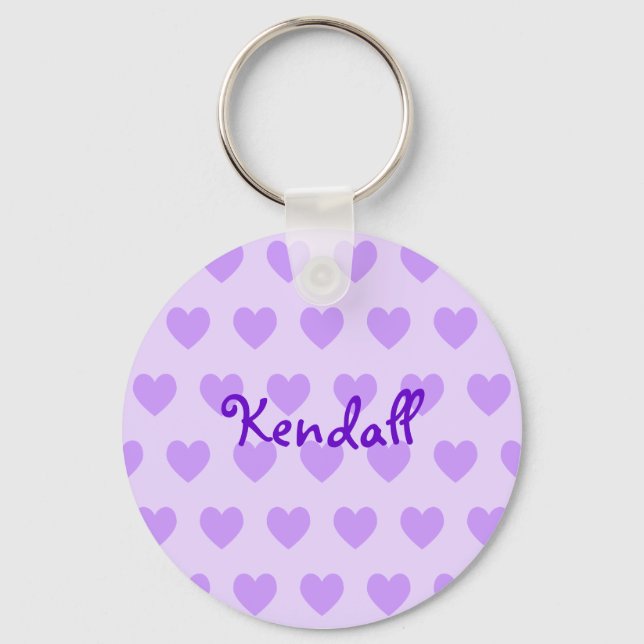 Kendall in Purple Keychain (Front)