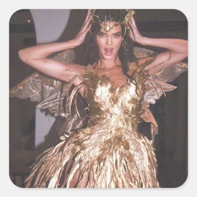 Kendall Jenner Fairy Square Sticker (Front)