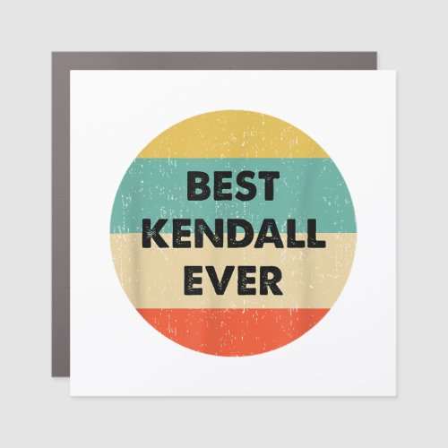 Kendall Name  Car Magnet