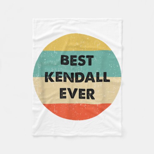 Kendall Name  Fleece Blanket