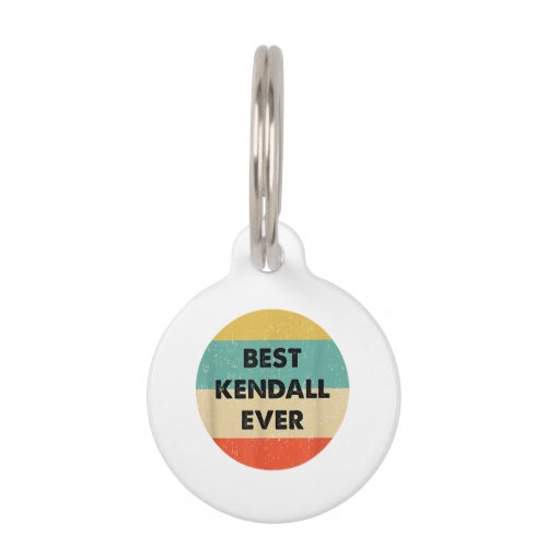 Kendall Name  Pet ID Tag