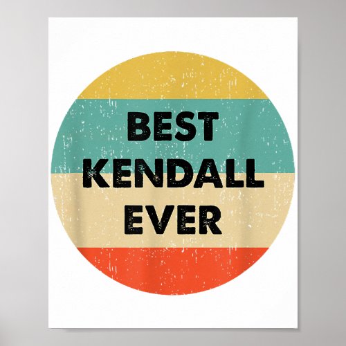 Kendall Name  Poster