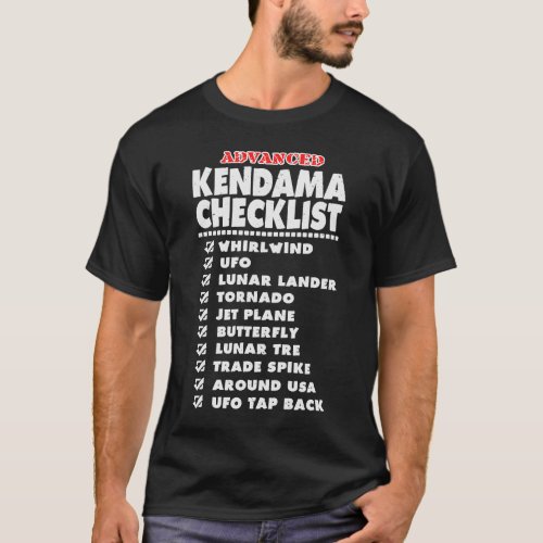 Kendama Advanced Tricks Checklist Fan T_Shirt