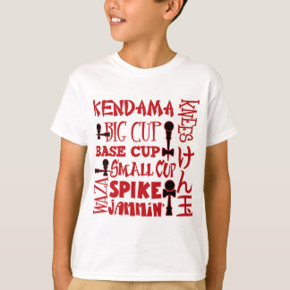 Kendama Block, red T-Shirt