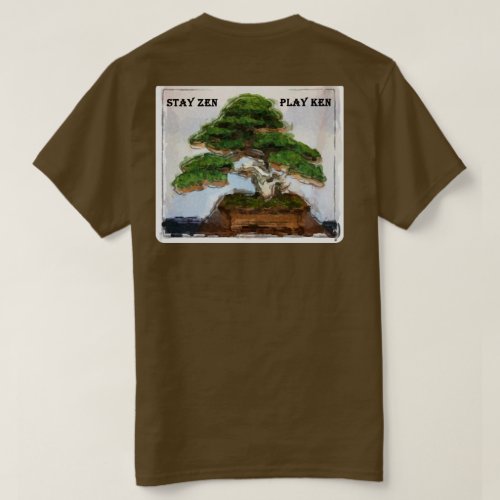 Kendama Bonsai Tree Brown T_Shirt