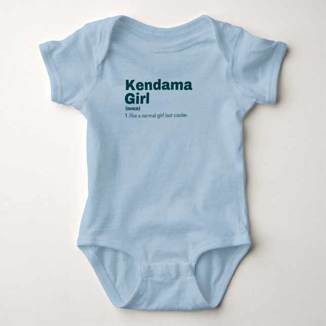 Kendama Girl - Kendama Baby Bodysuit (Front)