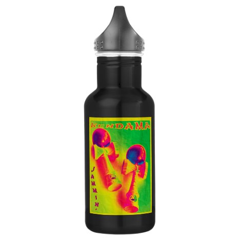 Kendama Jammin&#39; Psychedelic Poster Water Bottle