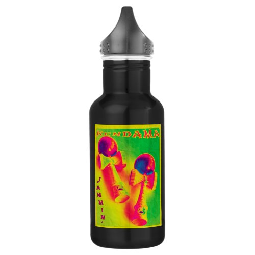 Kendama Jammin Psychedelic Poster Water Bottle