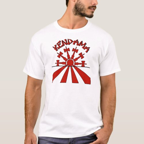 Kendama Sun red T_Shirt