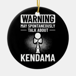 Kendama Trick Japanese Toy Ball Game Beginner  Ceramic Ornament