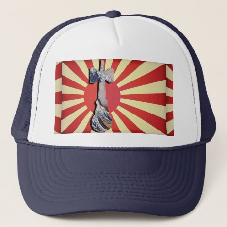 Kendama Wave Lighthouse with Vintage Japan Flag Trucker Hat