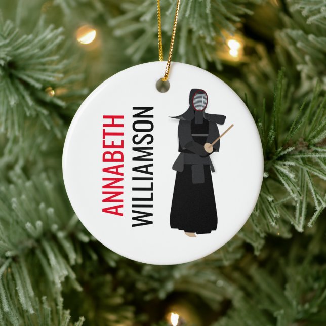 Kendo Ceramic Ornament (Tree)