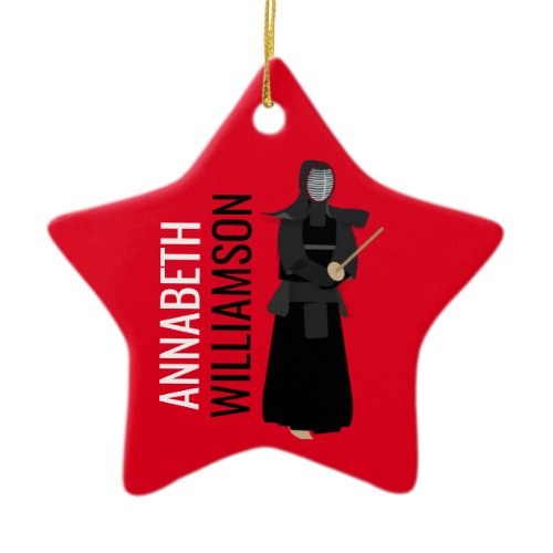 Kendo Ceramic Ornament