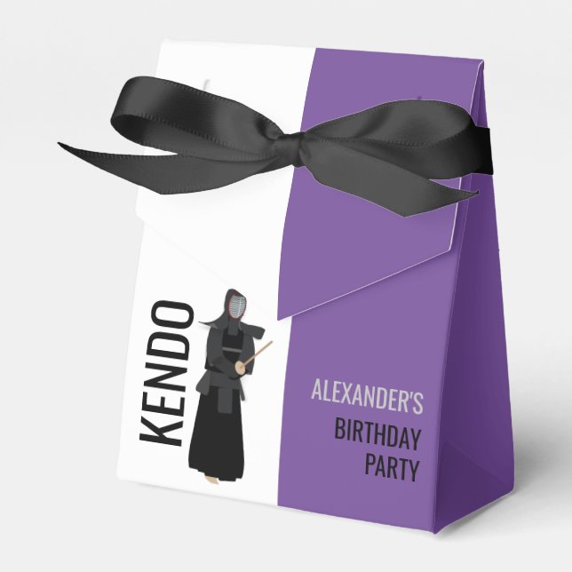 Kendo Favor Boxes (Front Side)