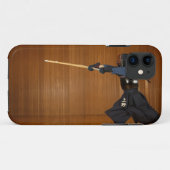 Kendo Fencer Practicing 2 Case-Mate iPhone Case (Back (Horizontal))
