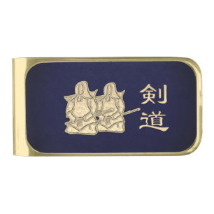 Kendo Gold Finish Money Clip