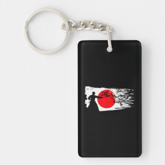 Kendo Japanese Martial Arts Kenjutsu Kendoka Keychain