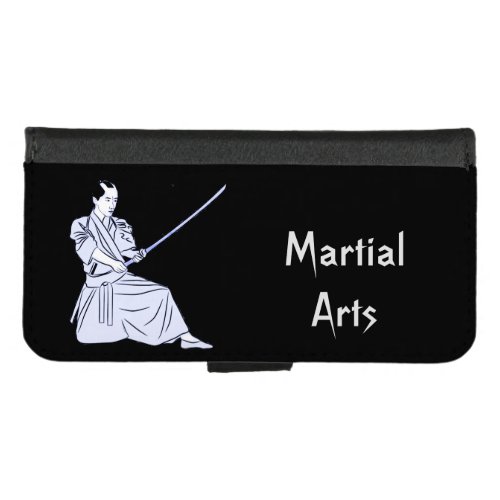 Kendo Martial Arts Sports iPhone 87 Wallet Case