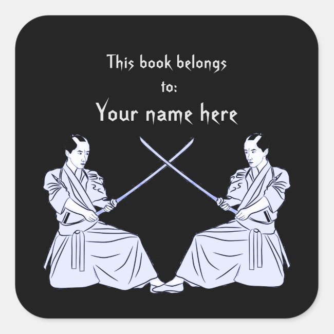 Kendo Sports Martial Arts Bookplate