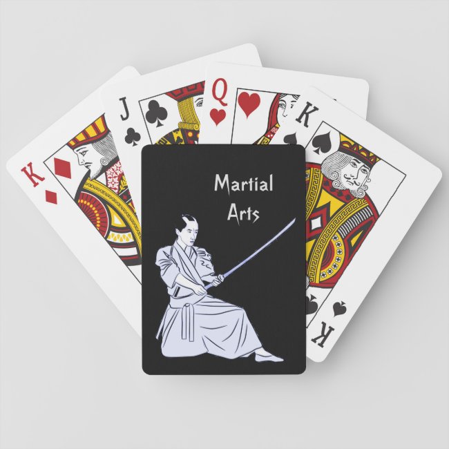 Kendo Sports Martial Arts Playing Cards