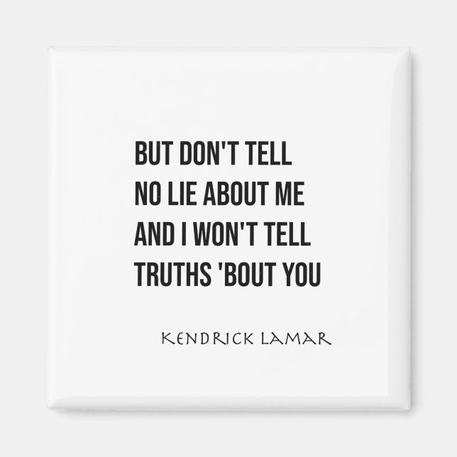 Kendrick Lamar - Euphoria (punchline) Sticker  Magnet (Front)