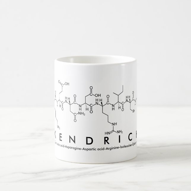 Kendrick peptide name mug (Center)