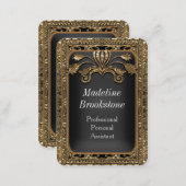 Kendylle  Elegant  Professional Round Business Card (Front/Back)