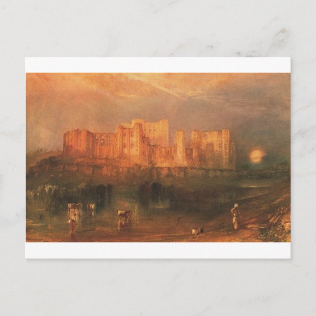 Kenilworth Castle by William Turner Postcard (Front)