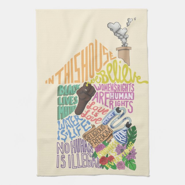 Kenji Kimura Kindness Is Everything Kitchen Towel (Vertical)