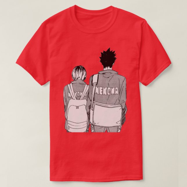Kenma and Kuroo T-Shirt (Design Front)