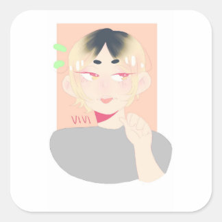 Kenma Kozume Square Sticker