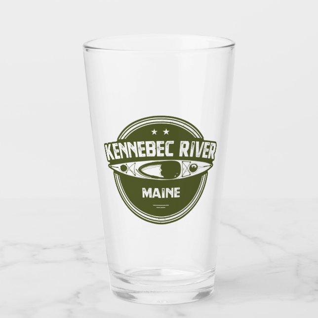 Kennebec River, Maine Glass (Front)