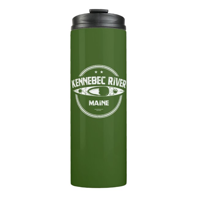 Kennebec River, Maine Thermal Tumbler (Front)