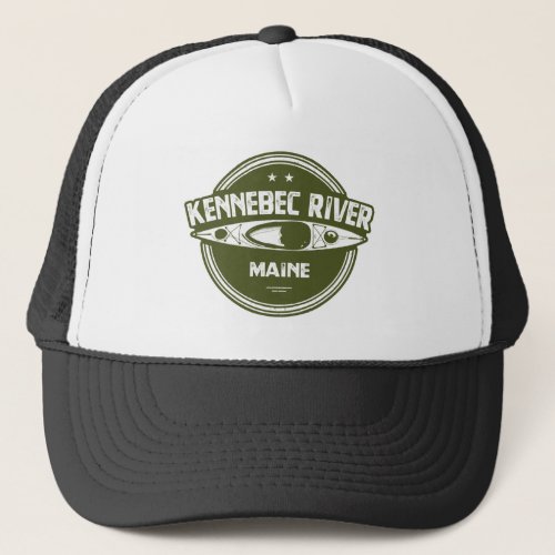 Kennebec River Maine Trucker Hat