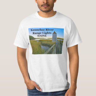 Kennebec River Range Lights, Maine T-Shirt