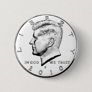 KENNED HALF DOLLAR BUTTON