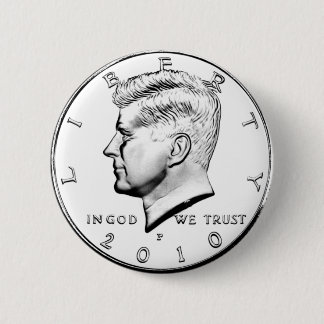 KENNED HALF DOLLAR BUTTON