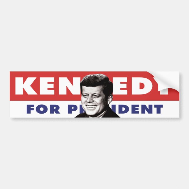 Kennedy 1960 Bumper Sticker (Front)