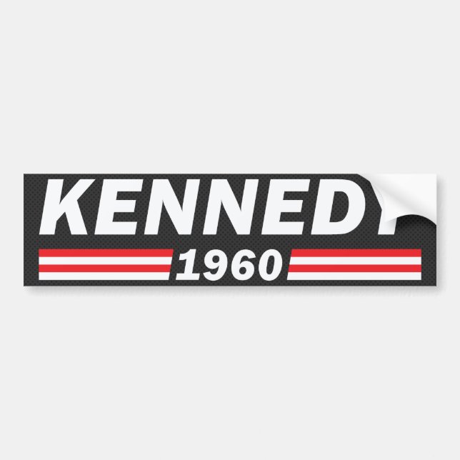 Kennedy 1960 (John F. Kennedy, JFK) Bumper Sticker (Front)