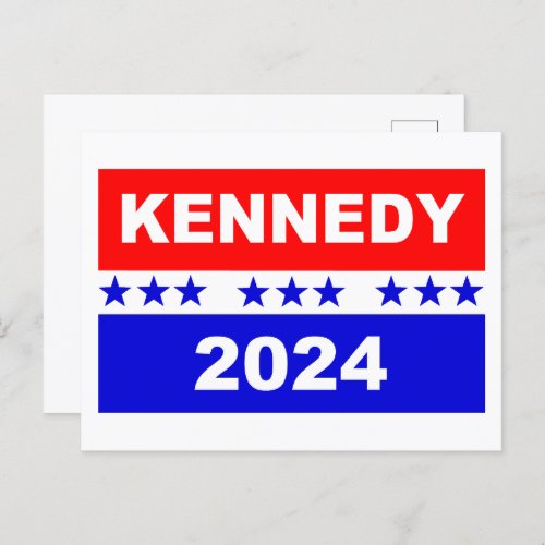 Kennedy 2024 postcard