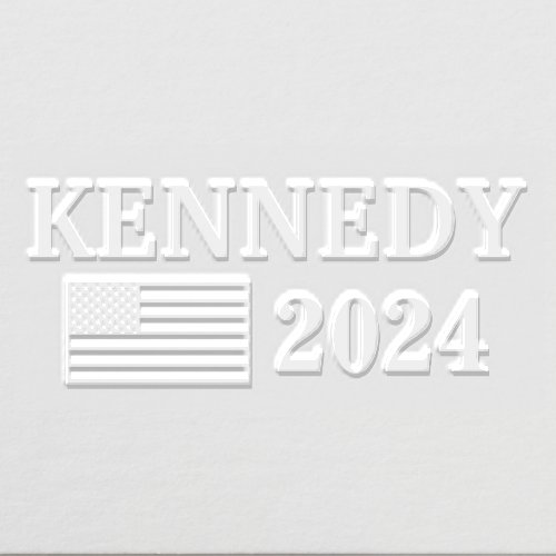 Kennedy 2024 RFK Jr President Election USA Flag 6 Embosser