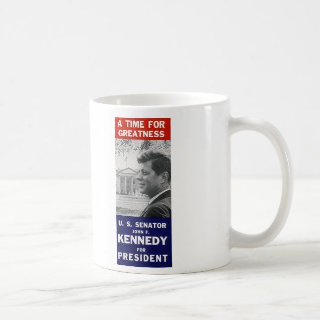 Kennedy - A Time For Greatness Coffee Mug (Right)