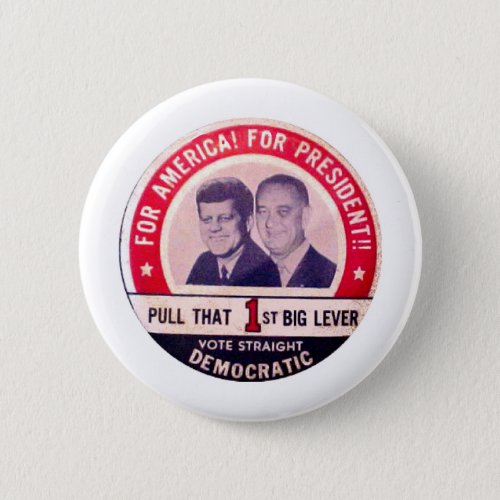Kennedy and Johnson Campaign Button