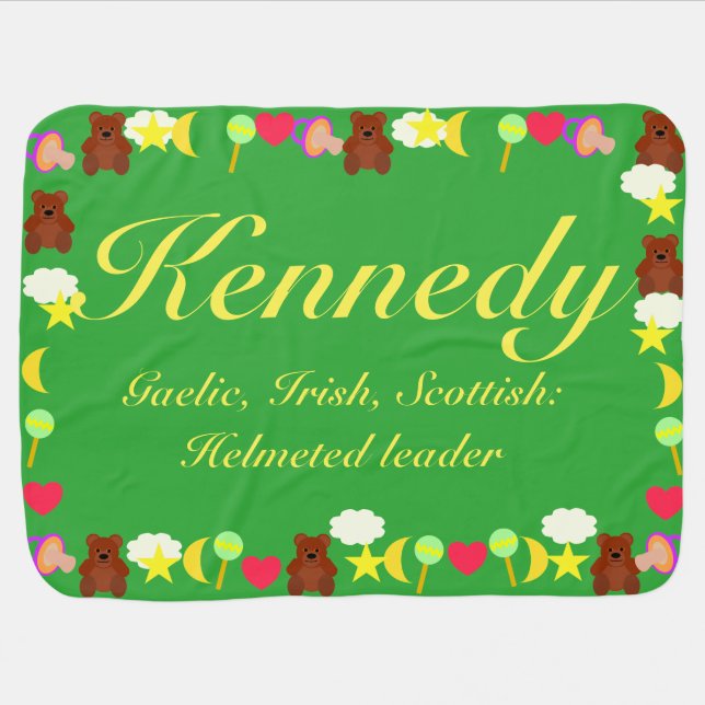 Kennedy Baby Blanket Template (Horizontal)