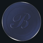 Kennedy Blue 1 Letter Monogram Wax Seal Stickers<br><div class="desc">This chic and trendy 1 Letter Calligraphy Script Monogram Faux Wax Seal Stickers in Kennedy Blue Dark Navy colorway will make the perfect finishing touch to your wedding invitations, birthday party, baby shower, anniversary, or other special occasion stationery. Seal your envelopes and Favor bags easily and beautifully with the look...</div>