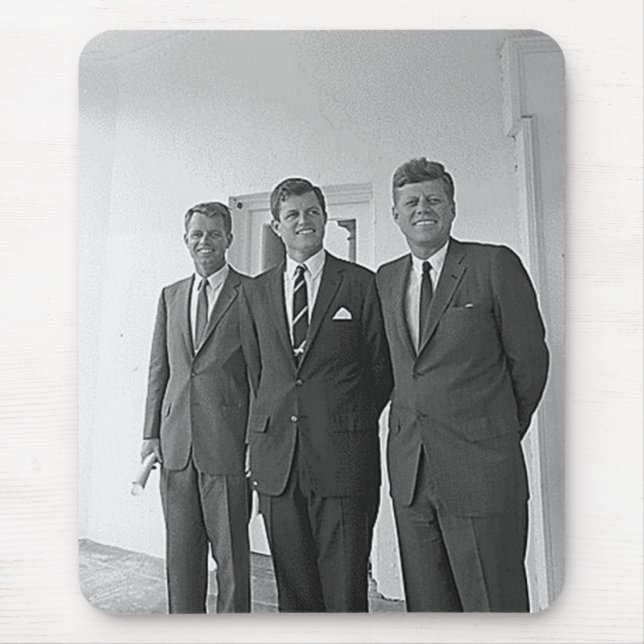 Kennedy Brothers, John, Ted, Robert Mouse Pad (Front)