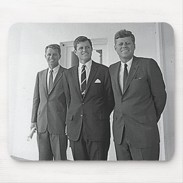 Kennedy Brothers, John, Ted, Robert Mouse Pad (Front)